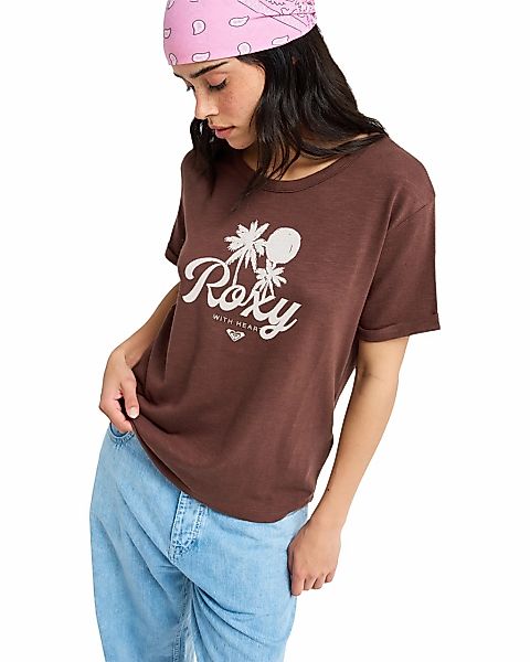 Roxy T-Shirt "Oceanwave Regular Slub" günstig online kaufen