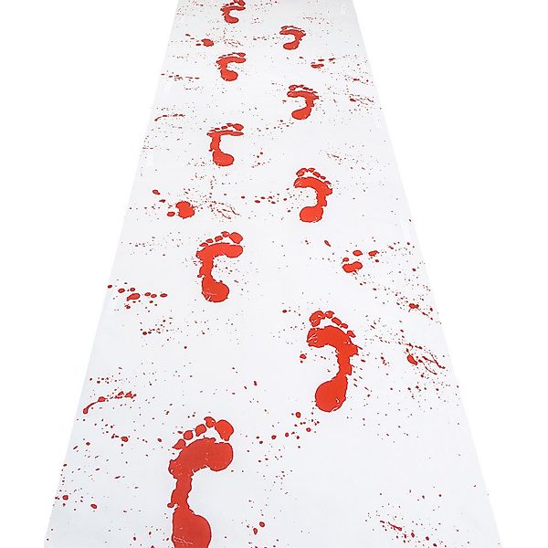 Boland Dekoobjekt Teppich blutige Fußspuren Halloween günstig online kaufen