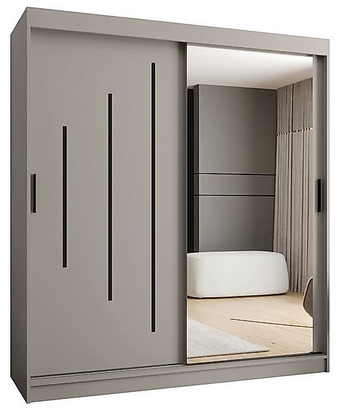 ABIKS MÖBEL Schwebetürenschrank RUBINO Y 180 Schlafzimmerschrank mit Schieb günstig online kaufen