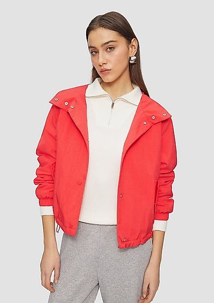 QS Outdoorjacke Nylon-Jacke mit Kapuze und günstig online kaufen