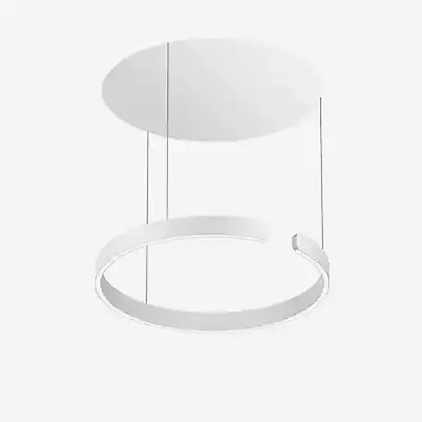 Occhio Mito Sospeso 60 Move Up Table Pendelleuchte LED, Kopf weiß matt/Bald günstig online kaufen