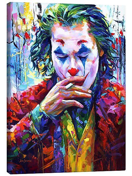 Posterlounge Wandbild Smoking Joker Pop Art, günstig online kaufen