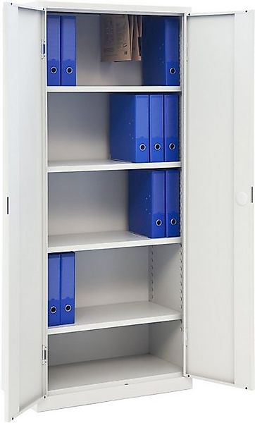 Bisley Light Aktenschrank Flügeltürenschrank Eco montiert 4 Böden 4,5 OH Hx günstig online kaufen