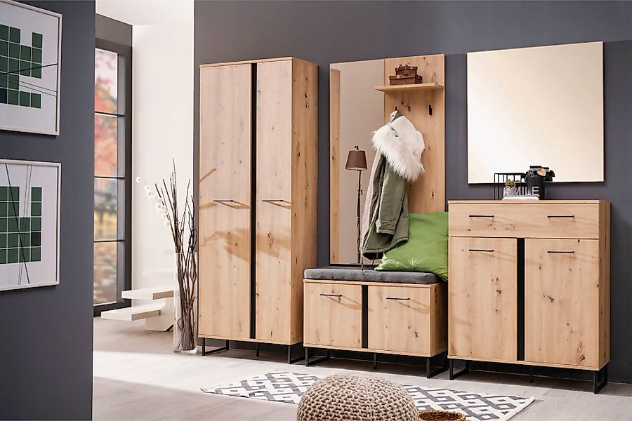 INOSIGN Garderoben-Set "Sardinia" Set, Garderobenschrank, Schuhkommode, Sch günstig online kaufen