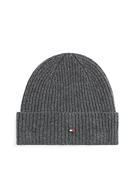 Tommy Hilfiger Beanie TH FLAG CASHMERE Premium Line mit Umschlag, aus Stric günstig online kaufen