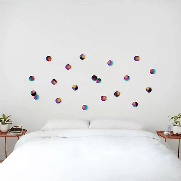 Wanddekoration "Confetti" Dots, rainbow günstig online kaufen