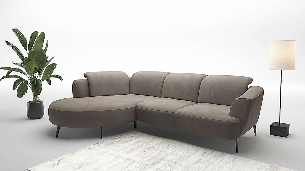 sit&more Ecksofa "Zoe", ink.Sitztiefenverstellung, wahlweise mit Kopfteilve günstig online kaufen