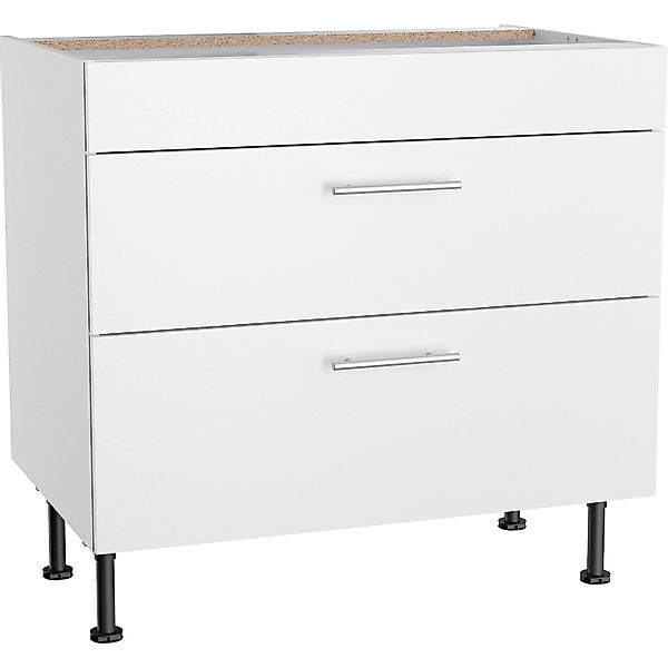 Optifit Küchen-Unterschrank mit 2 Auszügen Bengt932 90 cm x 87 cm x 58,4 cm günstig online kaufen