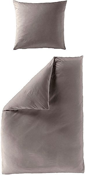 BIERBAUM Bettwäsche 4135, Jersey, 2 teilig, Jersey-Melange, bügelfrei, desi günstig online kaufen