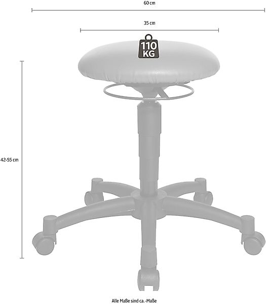 TOPSTAR Arbeitshocker Body Balance 10 günstig online kaufen