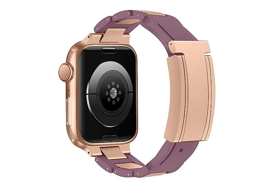 Wigento Smartwatch-Armband Für Apple Watch Series 10 46mm / 9 8 7 45 / 6 SE günstig online kaufen