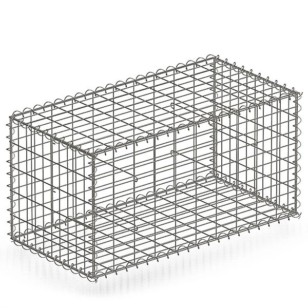 KARAT Gabionenkorb Lenox Steinkorb Zaun Sichtschutz Verzinkt 100 x 50 x 50 günstig online kaufen