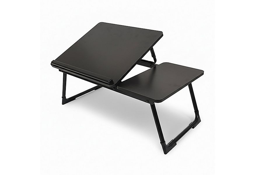relaxdays Laptoptisch Höhenverstellbarer Laptoptisch, Schwarz-Schwarz günstig online kaufen