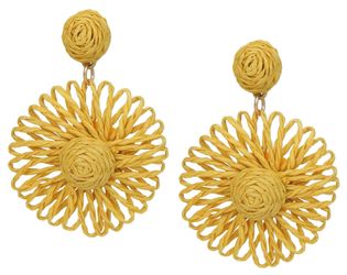 Ella Jonte Paar Ohrhänger, Bast Blume günstig online kaufen