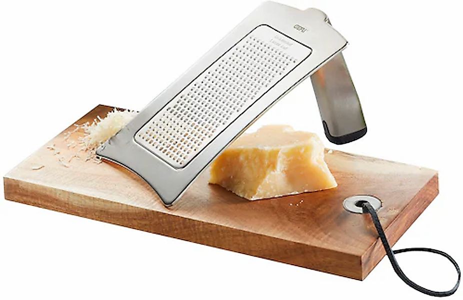 GEFU Käsereibe »FORMAGGIO«, (Set, Gourmetreibe, Servierbrett), extrem schar günstig online kaufen