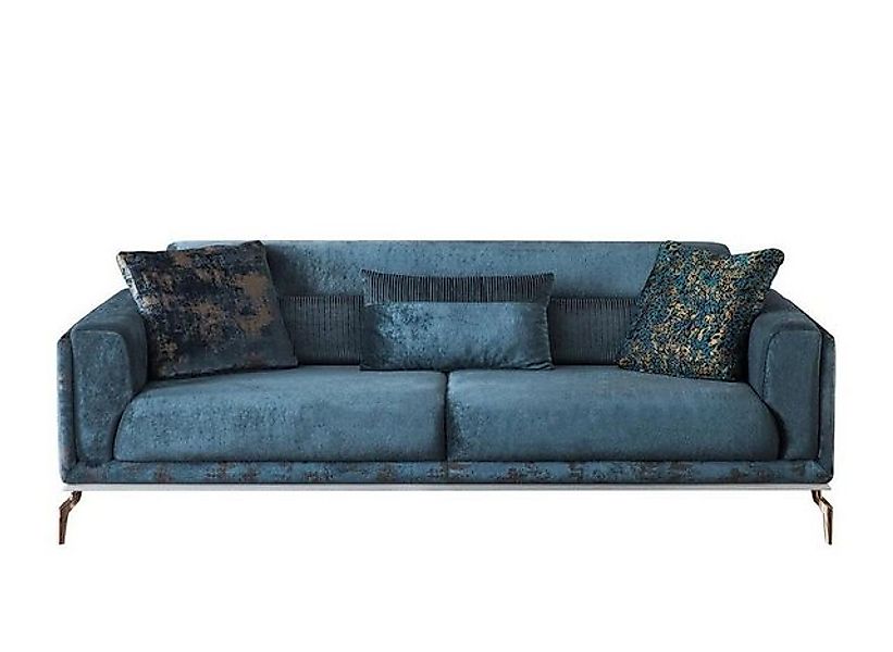 Xlmoebel 3-Sitzer Luxuriöses Grün Design Sofa für das Wohnzimmer, 3-Sitzer günstig online kaufen