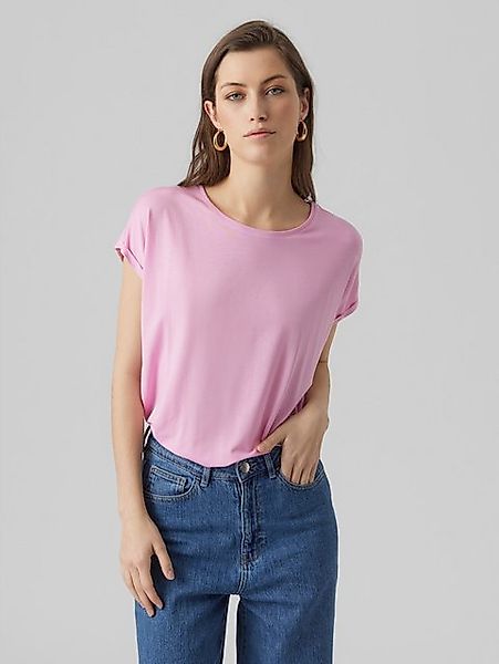 Vero Moda Rundhalsshirt VMAVA PLAIN SS TOP GAJRS NOOS günstig online kaufen