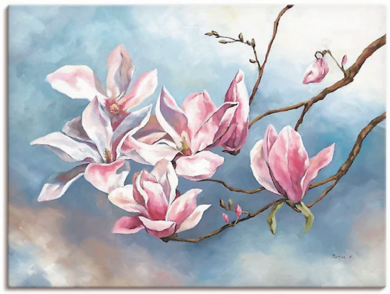 Artland Wandbild »Magnolienzweig« 1 Stk. tlg. als Alubild, Outdoorbild, Lei günstig online kaufen