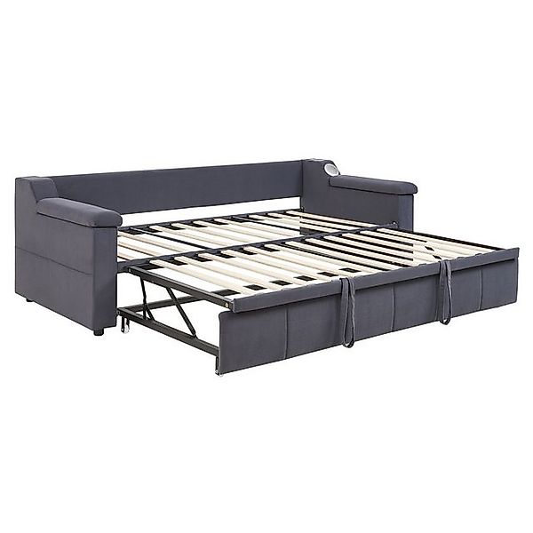 Gotagee Polsterbett Schlafsofa 90x190cm Samt Tagesbett Gästebett Einzelbett günstig online kaufen