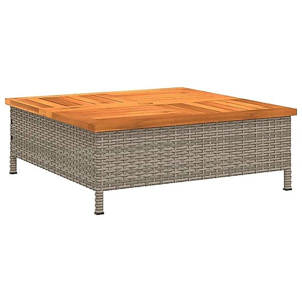 vidaXL Gartentisch Gartentisch Grau 70x70x25 cm günstig online kaufen