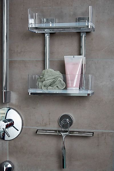 WENKO Wandregal "Vacuum-Loc Quadro" 2 Etagen günstig online kaufen