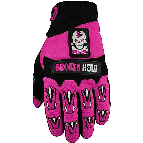 Motorradhandschuhe Faustschlag pink Weiteneinstellung günstig online kaufen