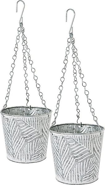 Centi Blumenampel Hängeampel aus verzinktem Stahl für Innen und Aussen (Set günstig online kaufen