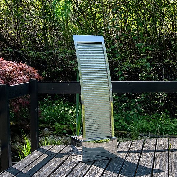 Köhko Zimmerbrunnen aus Edelstahl Höhe ca. günstig online kaufen