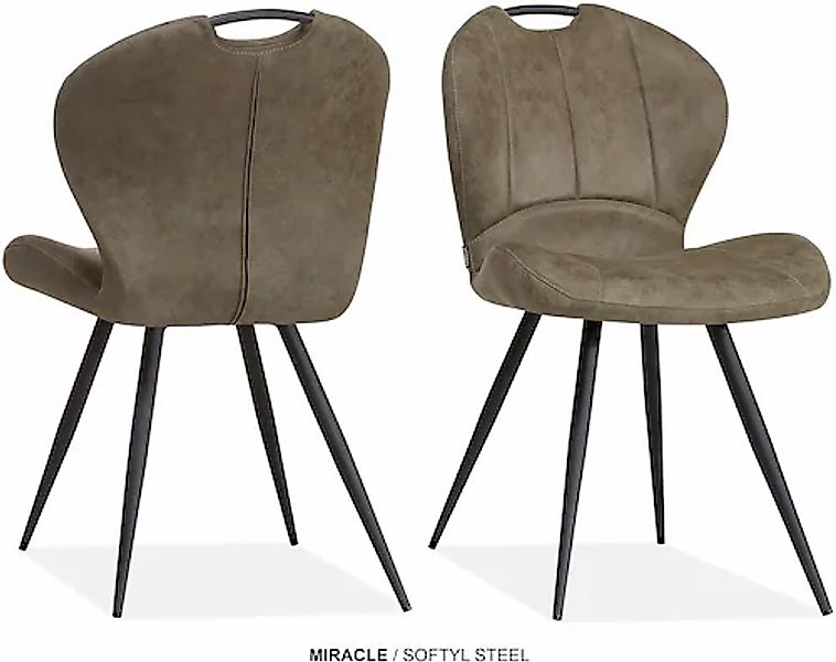 OMG Design Esszimmerstuhl »Miracle« (Set) 2 Stk.Esszimmerstuhl, pflegeleich günstig online kaufen