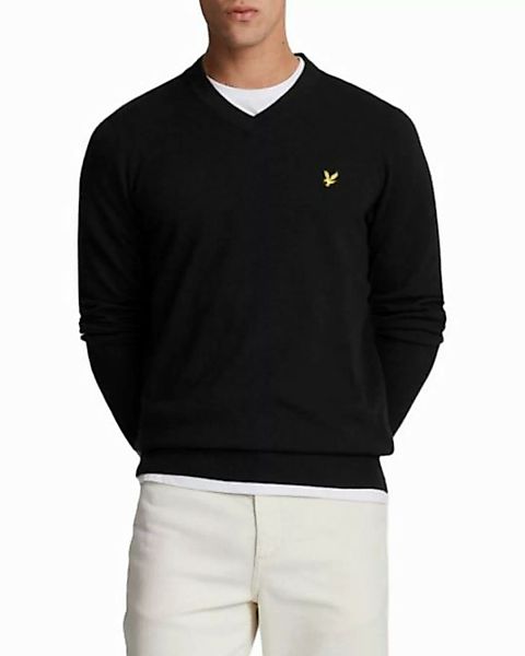 Lyle & Scott V-Ausschnitt-Pullover Herren Aus Lambswool, Weicher Stoff günstig online kaufen