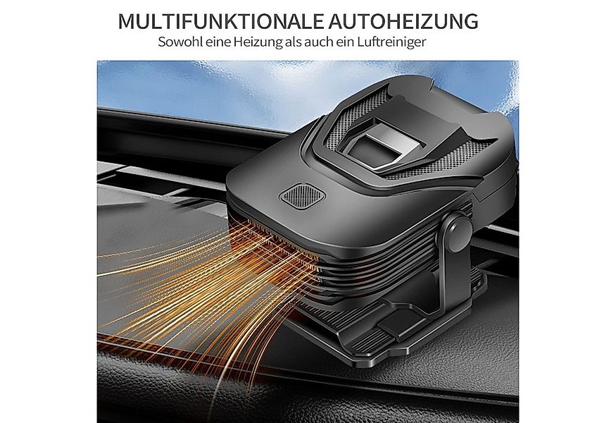 Refttenw Heizlüfter Tragbare Autoheizung 150W 12V KFZ Auto Heizung Entfrost günstig online kaufen