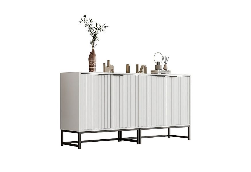 HAUSS SPOLE Schuhschrank Moderne Sideboard Kommode Standschrank Lagerung Sc günstig online kaufen