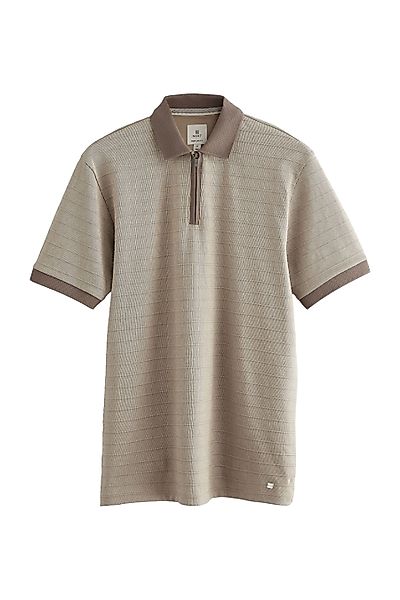 Next Poloshirt Strukturiertes Polo-Shirt (1-tlg) günstig online kaufen