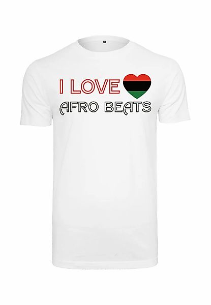 MisterTee Kurzarmshirt "MisterTee Herren I Love Afrikanische Beats Tee" 1 S günstig online kaufen