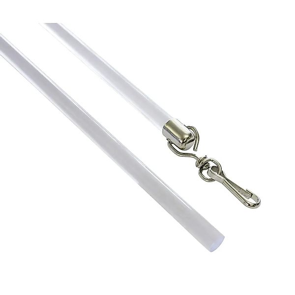 GARDINIA Schleuderstab Kunststoff mit Metallhaken, Vorhangschiene, (Set, 2- günstig online kaufen