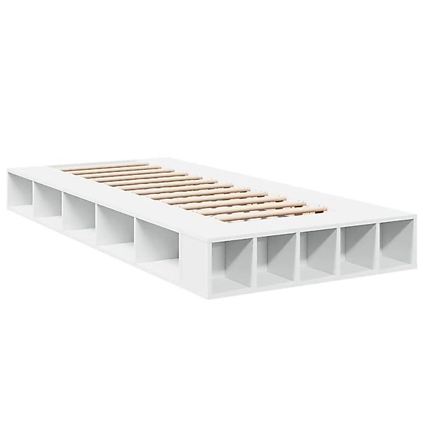 vidaXL Bettgestell Weiß 90x190 cm Holzwerkstoff 3280524 günstig online kaufen
