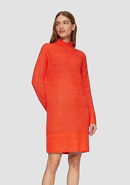 s.Oliver Minikleid Kleid Strickkleid mit Stehkragen günstig online kaufen