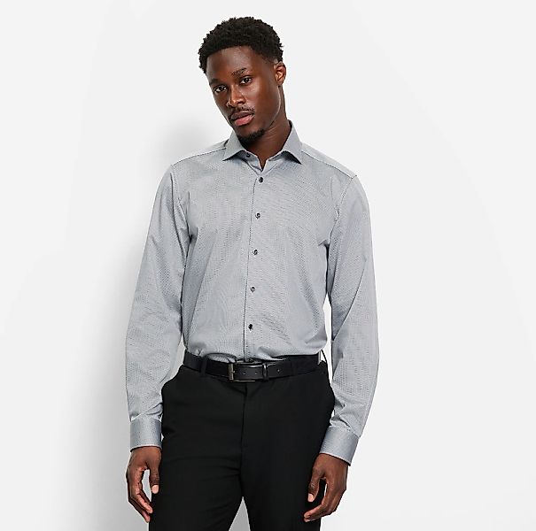 OLYMP Langarmhemd "Level Five" body fit, Businesshemd, Minimalprint, Royal- günstig online kaufen