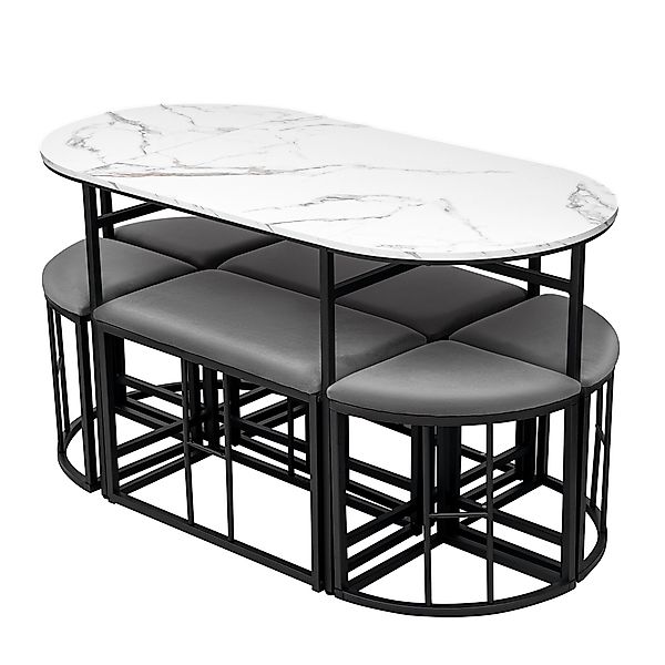 OKWISH Essgruppe, (1 Tisch, 4 Hocker günstig online kaufen