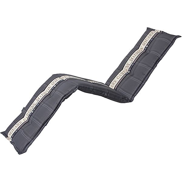 Madison Auflage Garden Grau für Liege ca. 190 cm x 65 cm günstig online kaufen