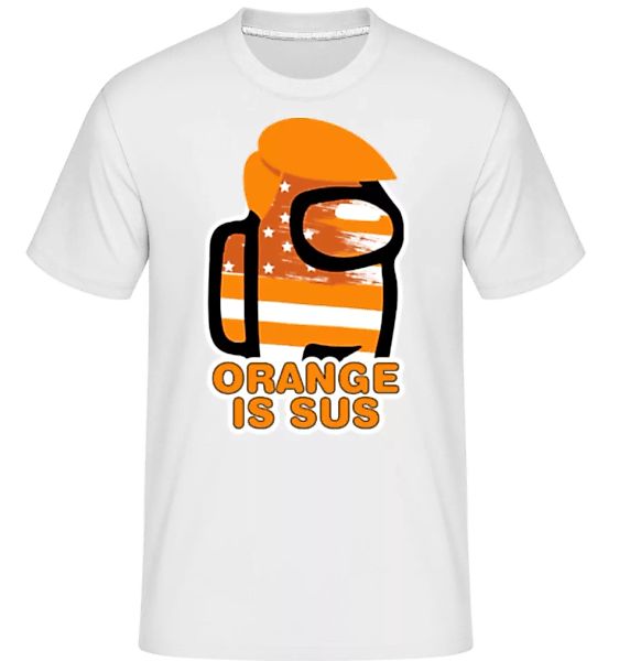 Orange Is Sus Among Us · Shirtinator Männer T-Shirt günstig online kaufen