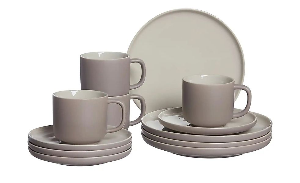 Ritzenhoff & Breker Kaffeeservice  12-teilig  Jasper ¦ braun ¦ Steinzeug/St günstig online kaufen