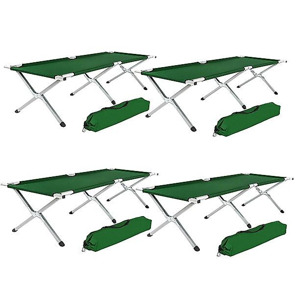 tectake Feldbett 4er Set Feldbett (4er günstig online kaufen
