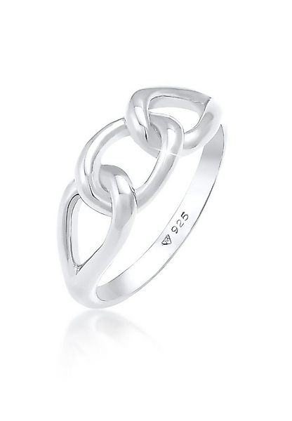 Elli Fingerring Knoten Symbol Chain Look 925 Silber, Knoten günstig online kaufen