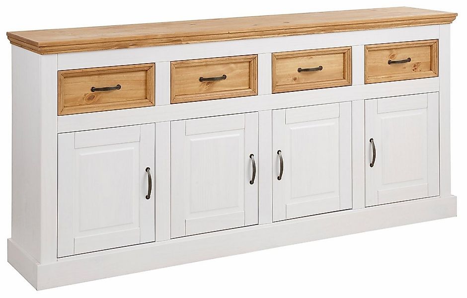 Home affaire Sideboard Selma, Kommode mit 4 Türen und 4 Schubkästen. Breite günstig online kaufen
