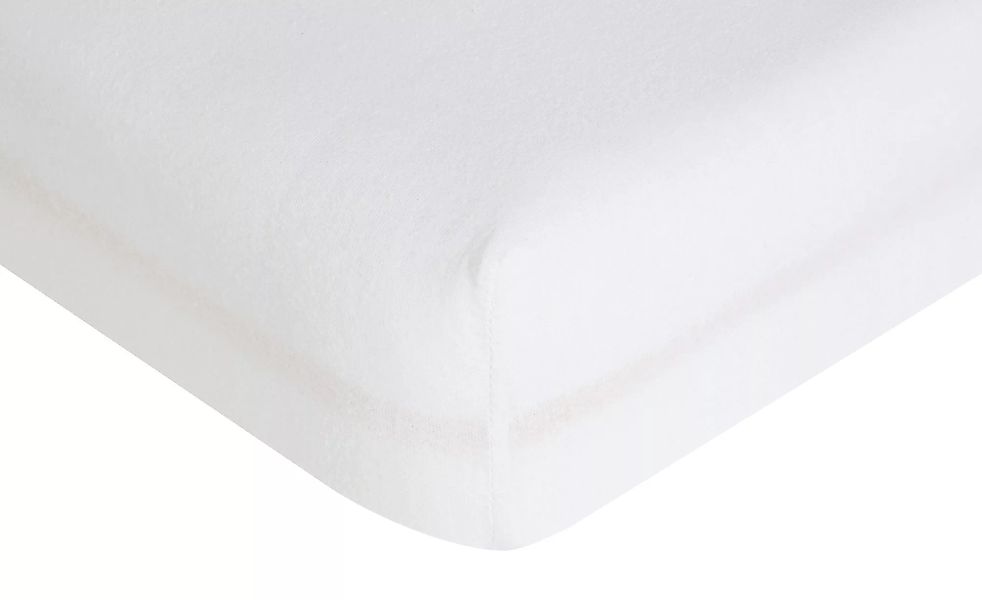 Flanell Spannbetttuch - weiß - 100 % Baumwolle - 180 cm - Sconto günstig online kaufen