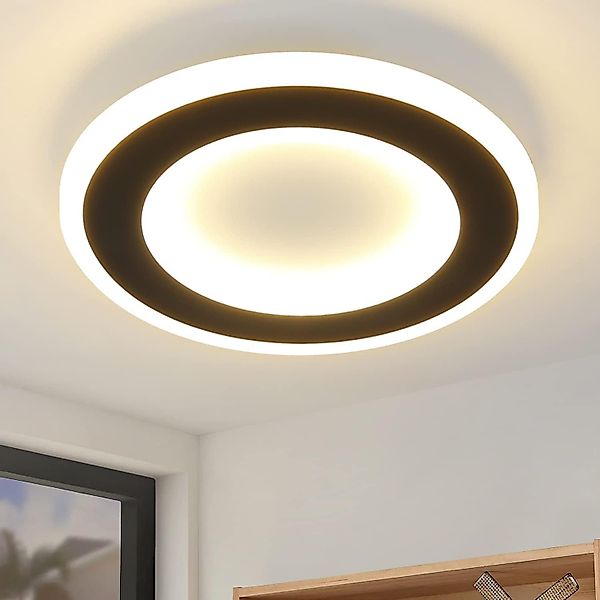 ZMH LED Deckenleuchte Deckenlampe Schwarz und günstig online kaufen
