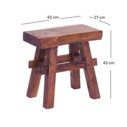 DESIGN DELIGHTS Hocker HOLZ HOCKER "VINTAGE günstig online kaufen