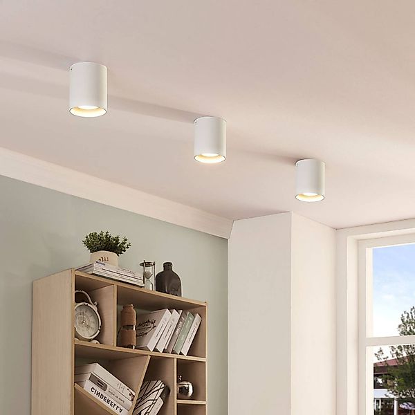 Arcchio Downlight Carson, Höhe 10 cm, weiß, Aluminium günstig online kaufen