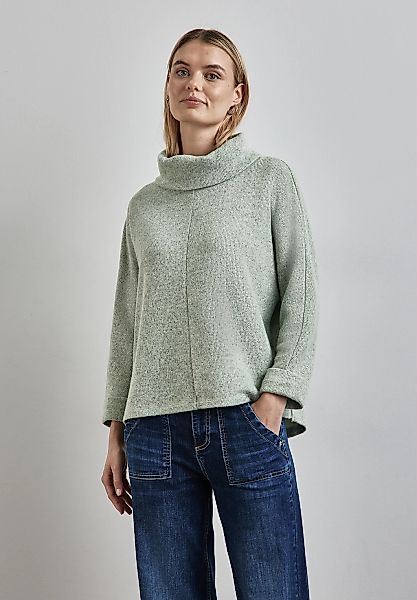 STREET ONE Langarmshirt im angenehmen Materialmix günstig online kaufen